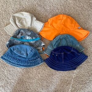 6 Varieties of Baby Bucket Hats